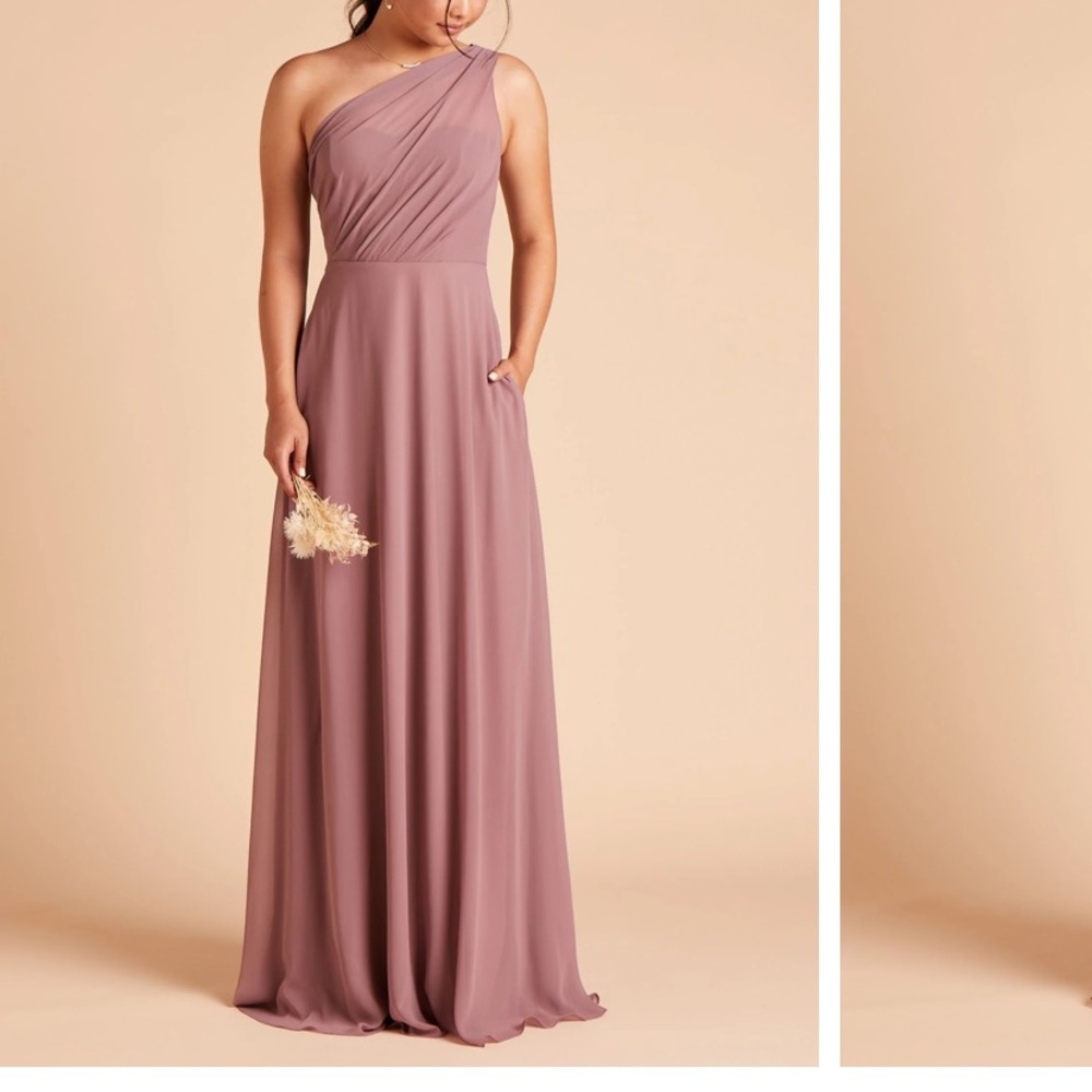 BIRDYGREY Dark Mauve Kira Bridesmaid Dress
